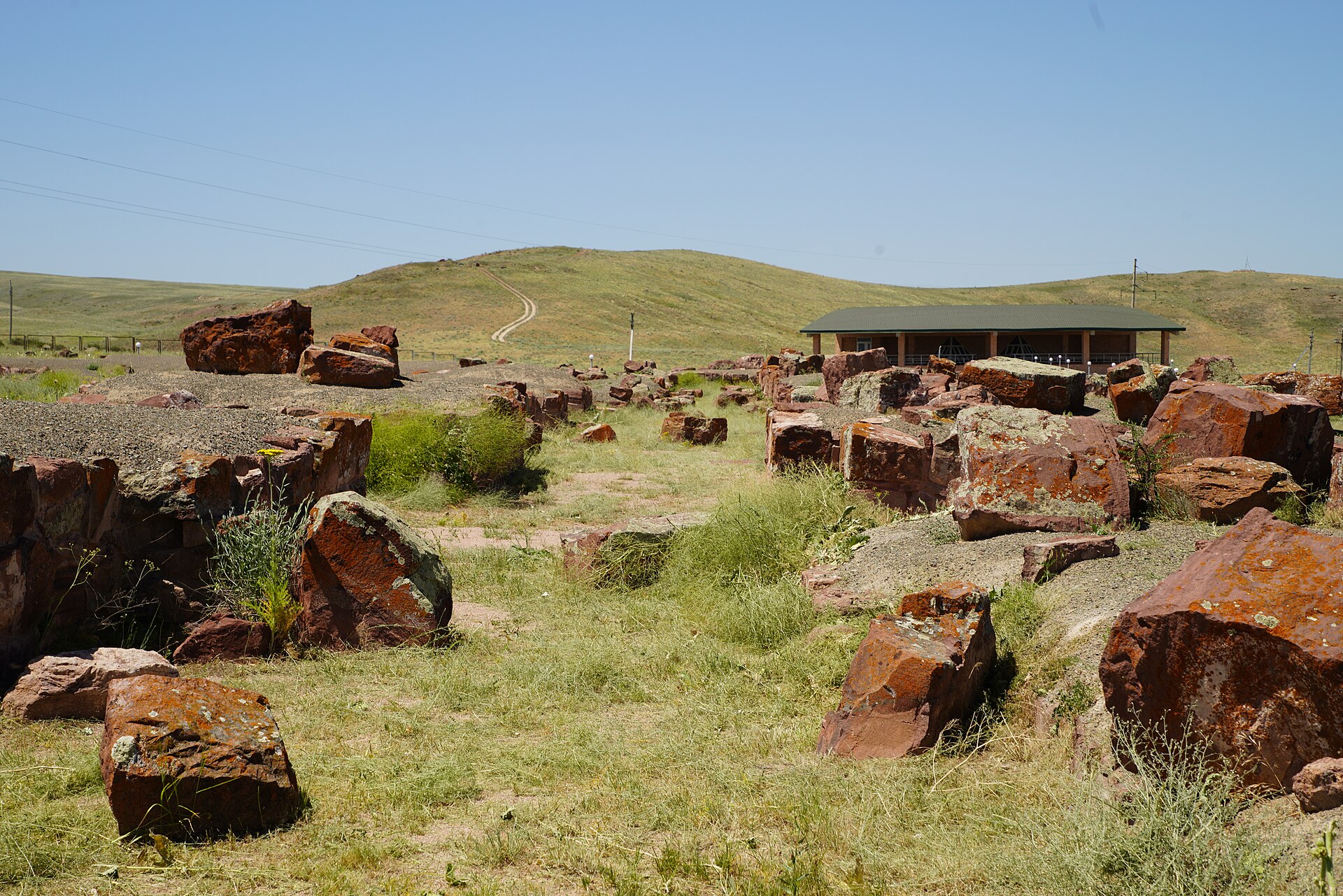 Akyrtas archaeological site in Kazakhstan, part of the UNESCO Silk Roads corridor
