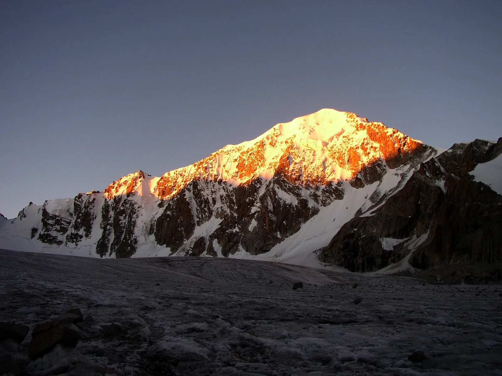 The Dzungarian Alatau mountains in Kazakhstan