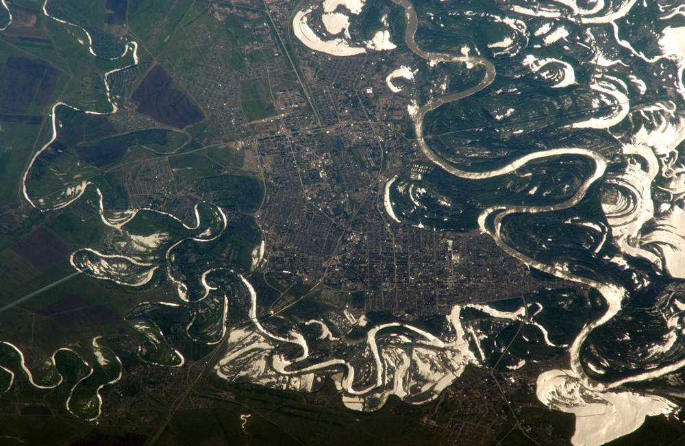 Oral (Uralsk), Kazakhstan — a city on both the European and Asian sides of the Ural River boundary